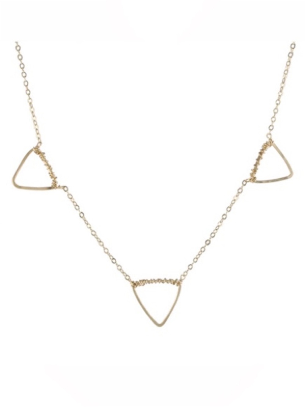 PEGGY LI TRIPLE GEO SHAPE NECKLACE